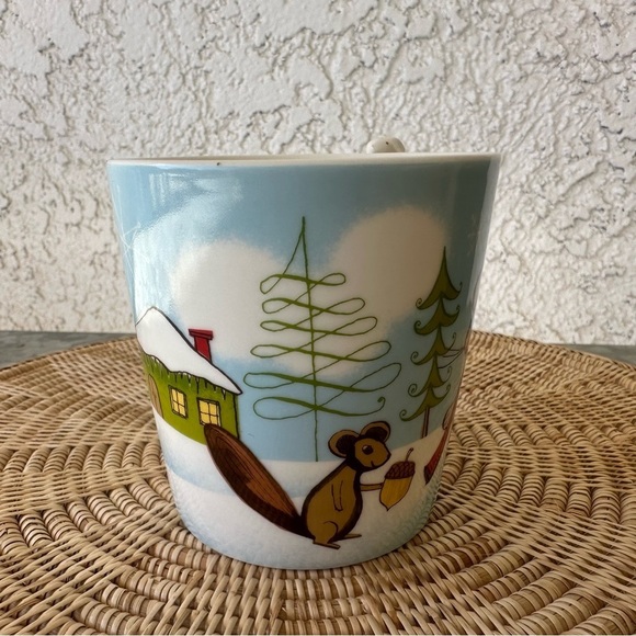 Starbucks Huxley Mouse & Squirrel Friend Winter Holiday Coffee Mug 2010 - Picture 6 of 8